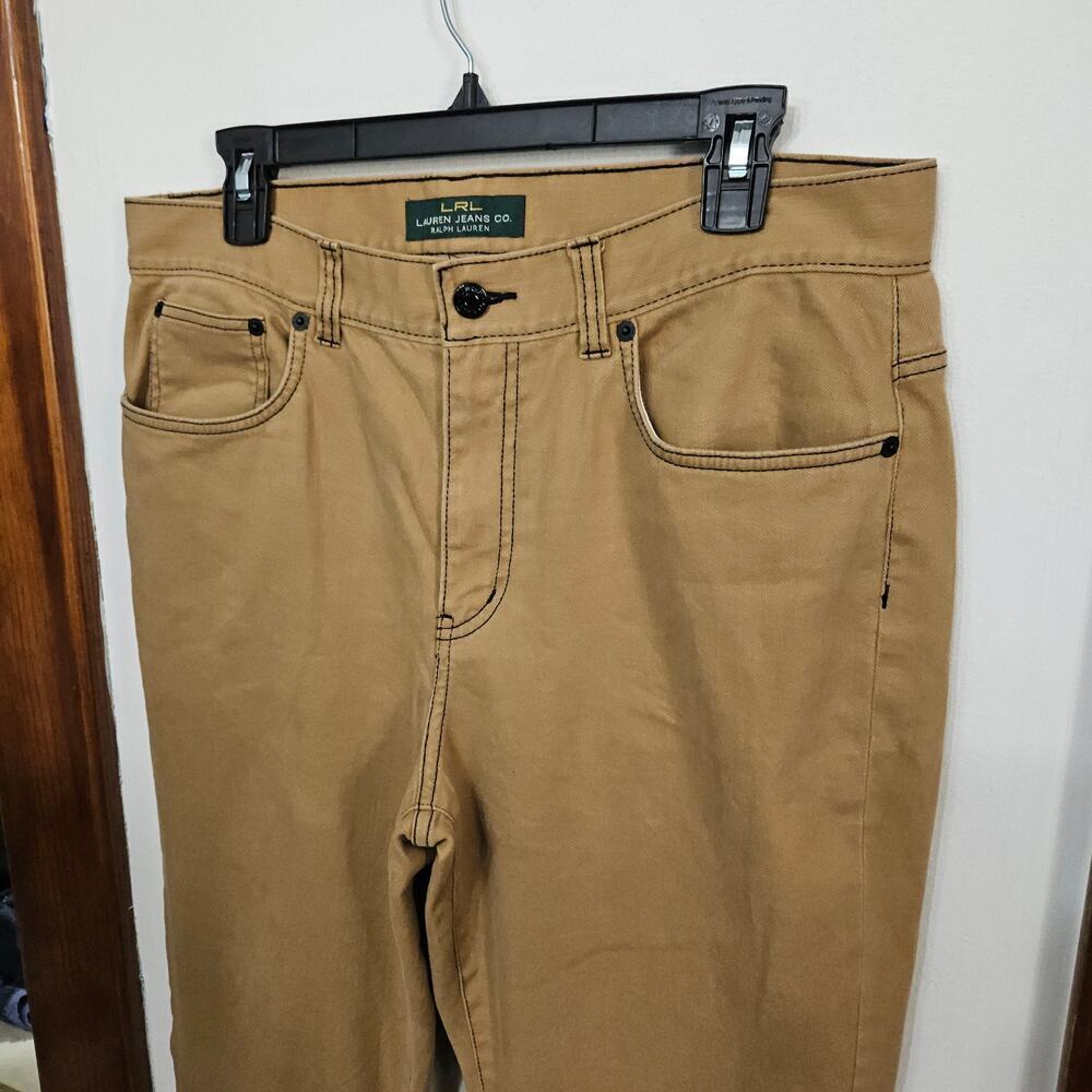 Lauren Ralph Lauren Jeans Pants Womens Sz 12 Large Brown Bootcut LRL Denim - Picture 3 of 5